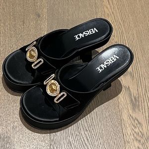 VERSACE MEDUSA BIGGIE MULES